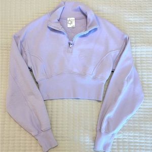 Offline by Aerie cropped quarter zip